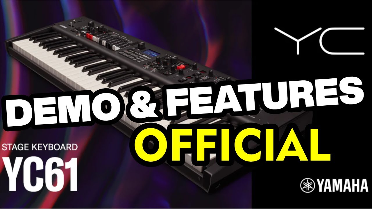 NEW Yamaha YC61 Stage Keyboard OFFICIAL DEMO & FEATURES for NAMM 2020