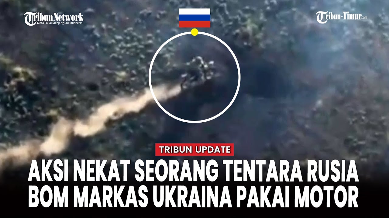 Aksi Nekat Prajurit Rusia! Terobos Pos Ukraina dengan Sepeda Motor, Granat Dilemoar ke Dalam Bunker