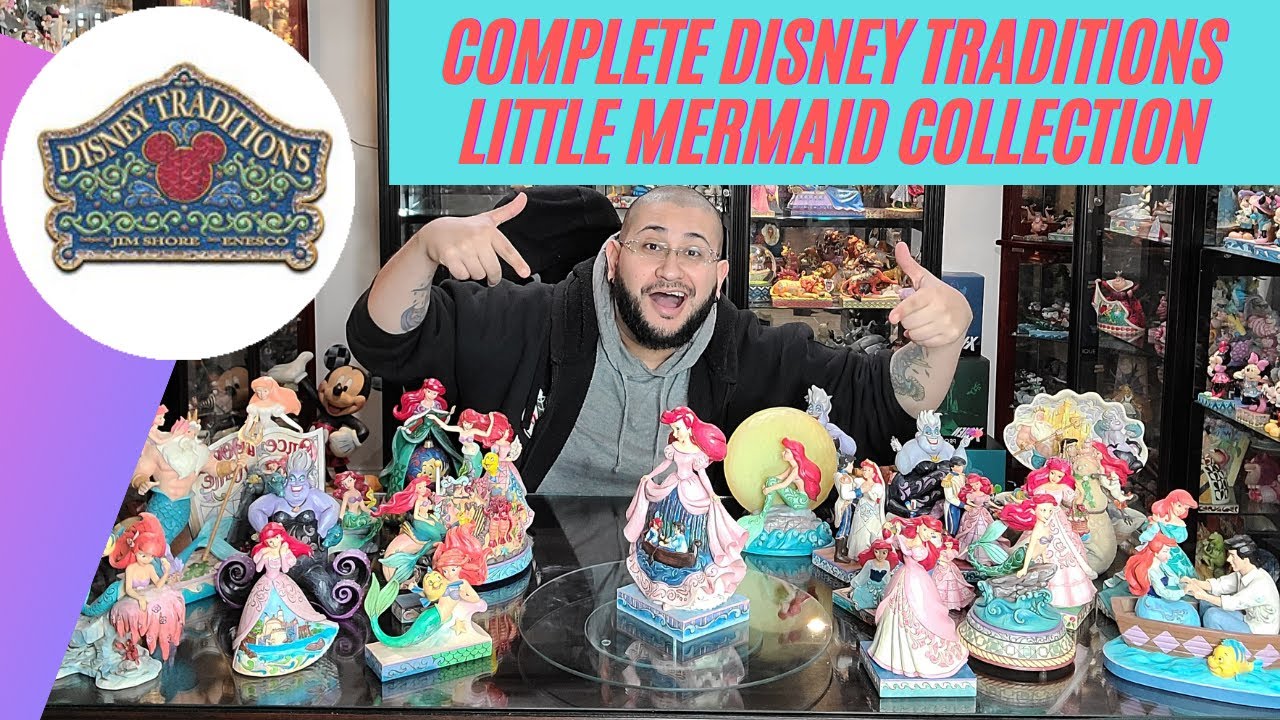 Complete Little Mermaid Disney Traditions Jim Shore Collection