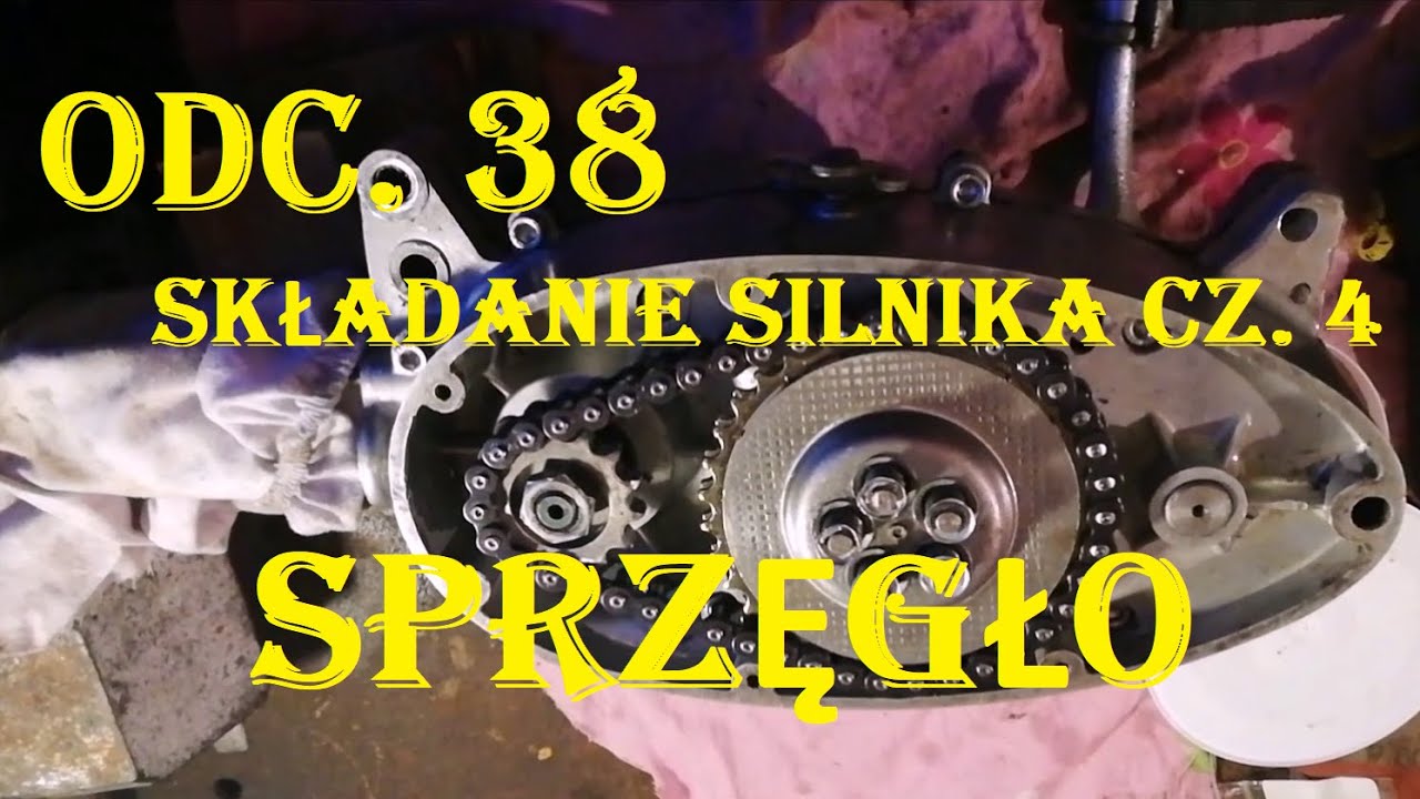 38.Naprawa motoroweru Jawa 50. Montaż sprzęgła(assembly clutch)