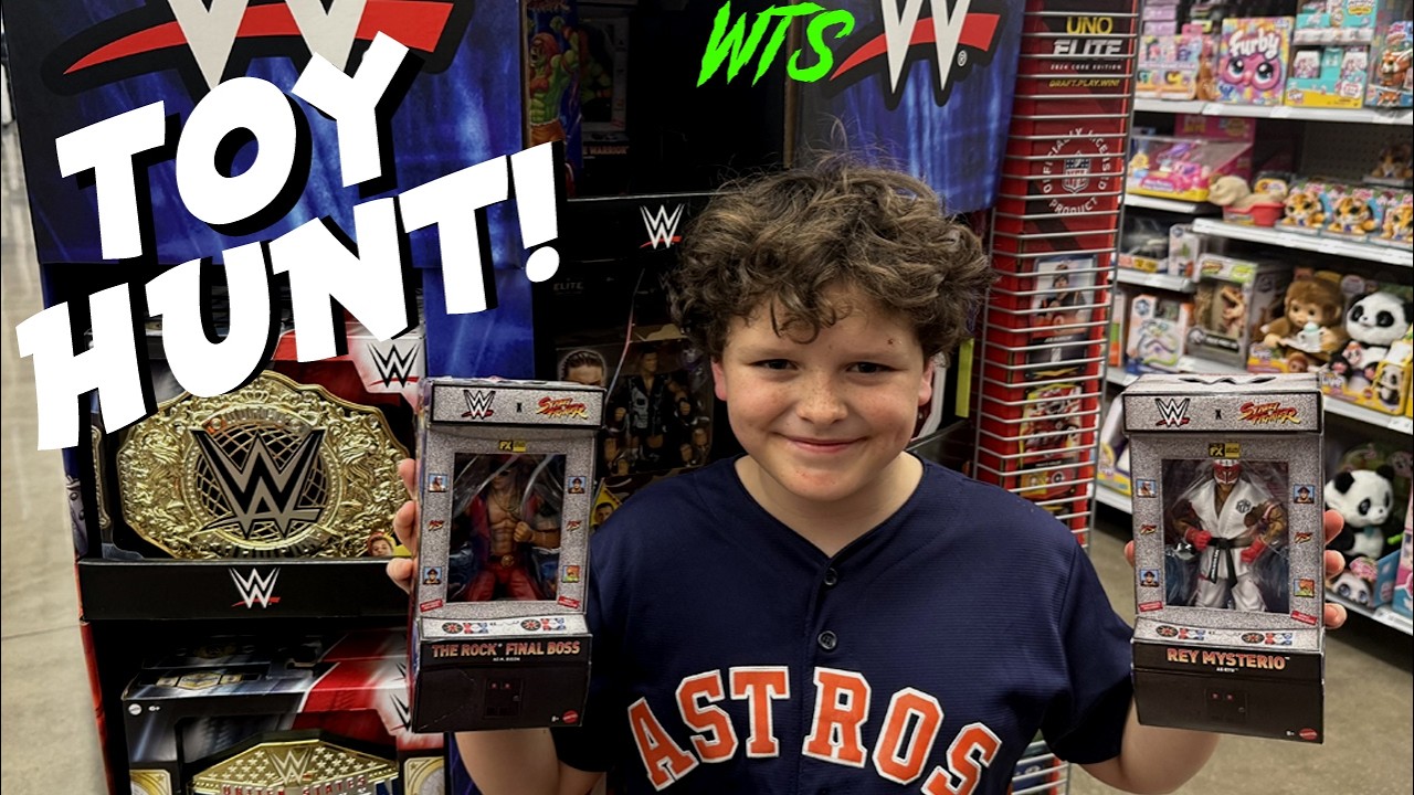 WE FIND THE WWE STREET FIGHTER DISPLAY ON THIS TOY HUNT!