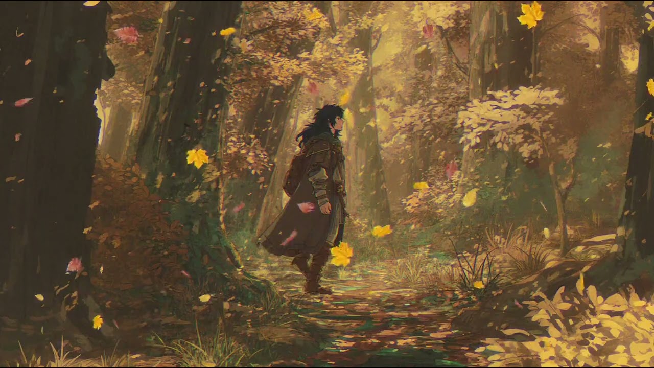 Dreams Among the Fallen Leaves | Relaxing Lofi Guitar Beat for Studying, Focus & Calm