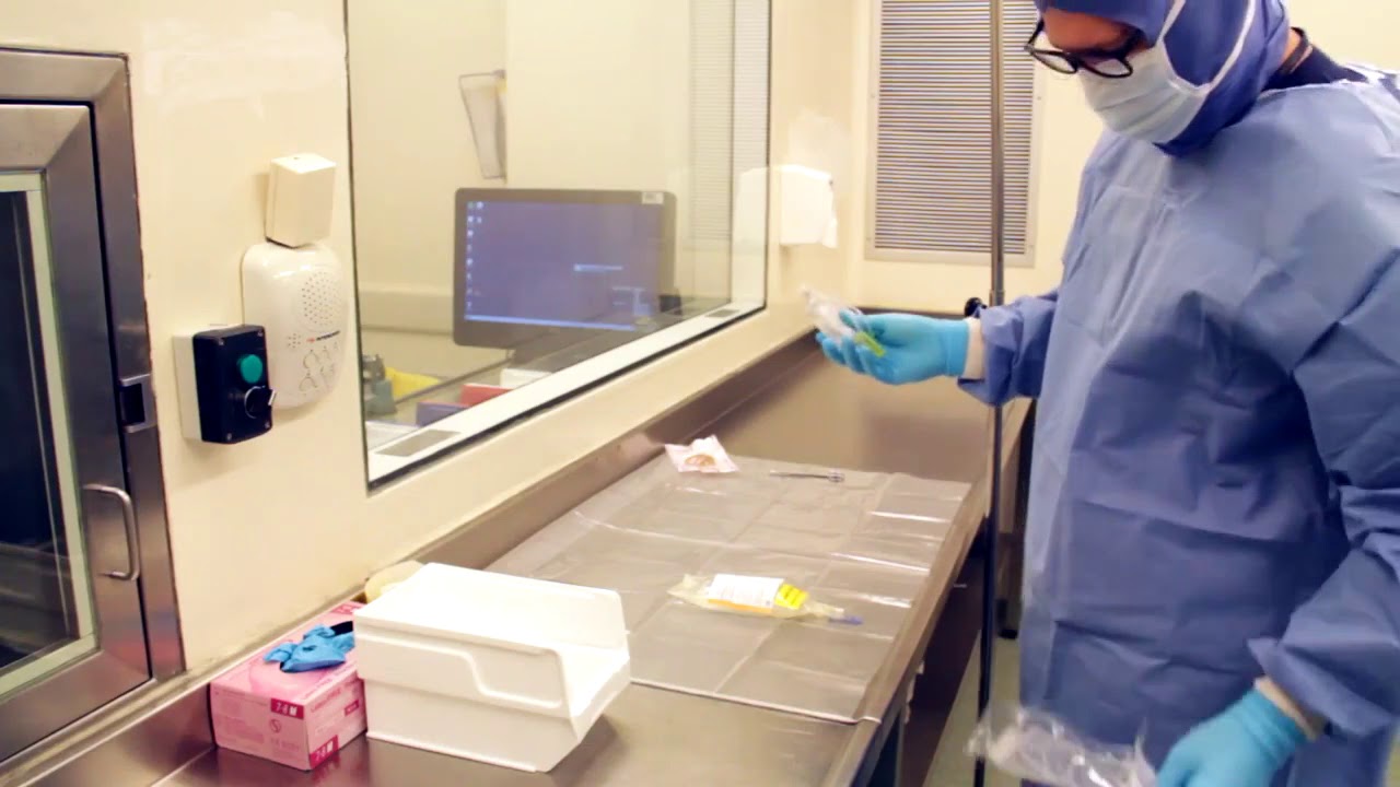 Farmacia oncológica: Purgado de vías
