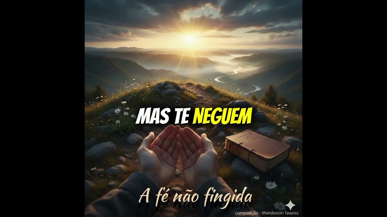 A Fé Não Fingida - Letra - Wanderson Tavares.