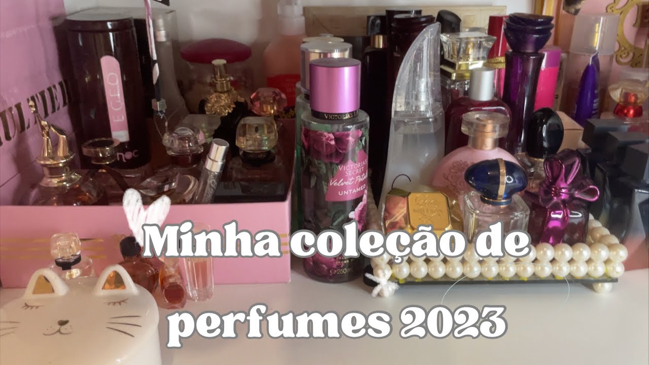 Minha coleção de perfumes 2023 - nova organização (My perfume collection - Update)
