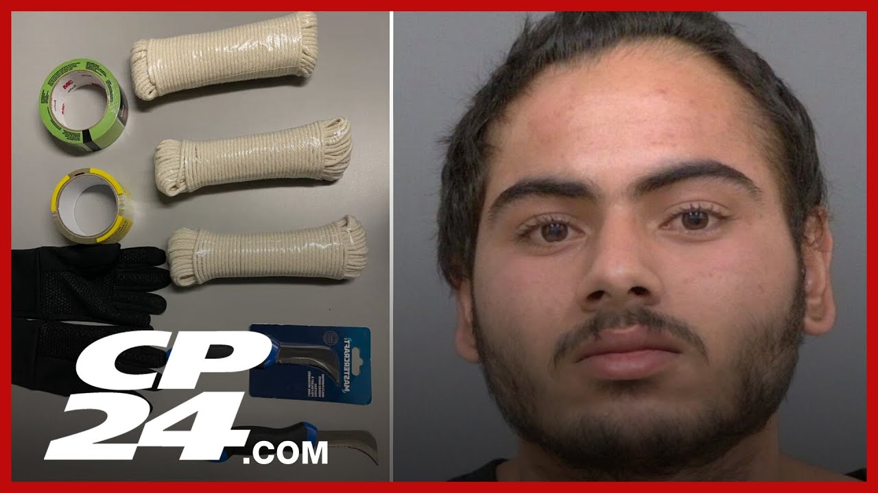 Suspect in Brampton gun incident found with rope, rolls of tape and knife