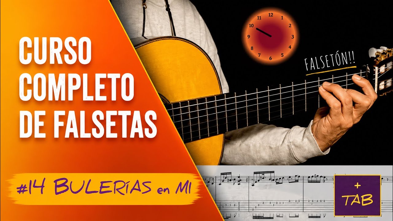 ⚜️TUTORIAL⚜️ #14 BULERÍAS por arriba - Curso Completo de FALSETAS de Guitarra Flamenca 🎸