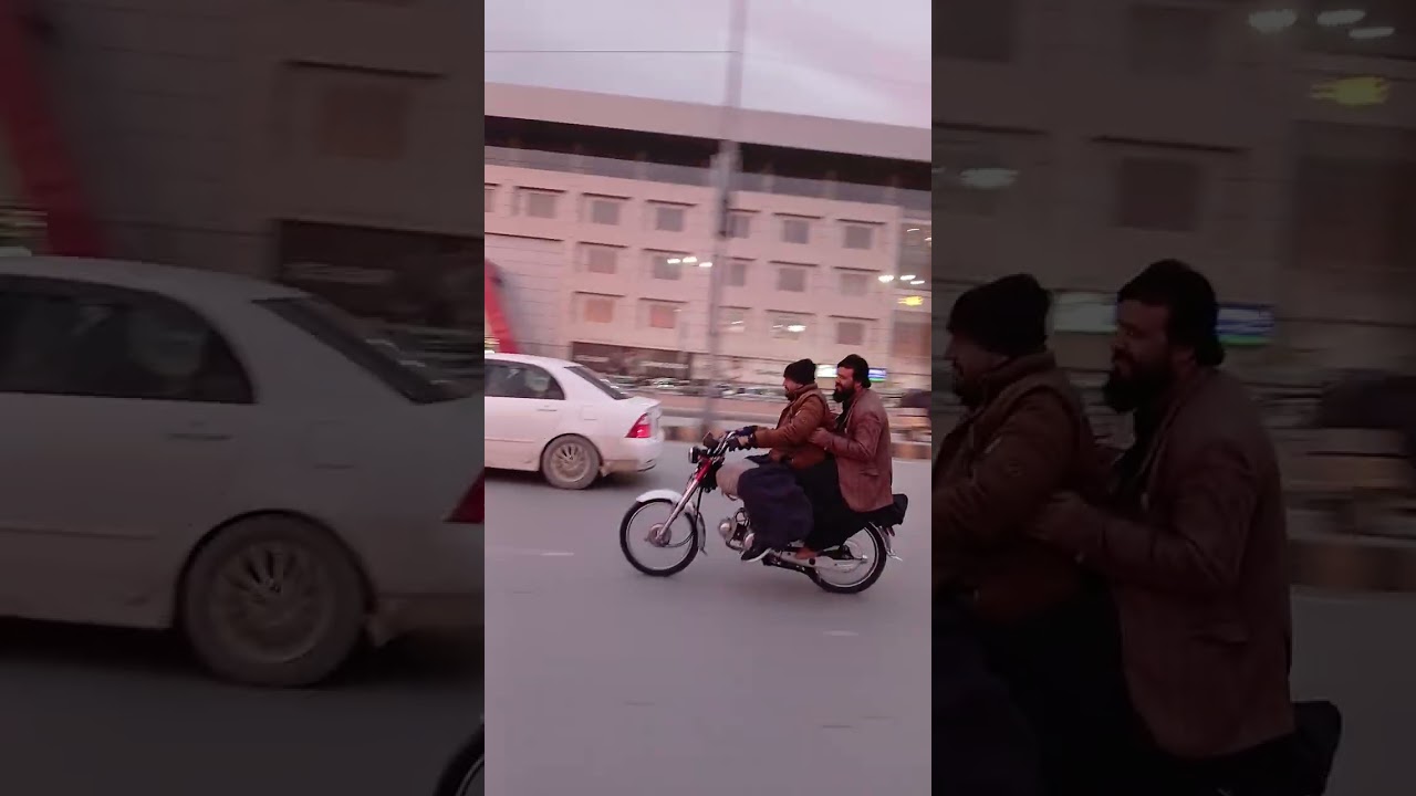 Quetta roads interisting view with azlan must watch