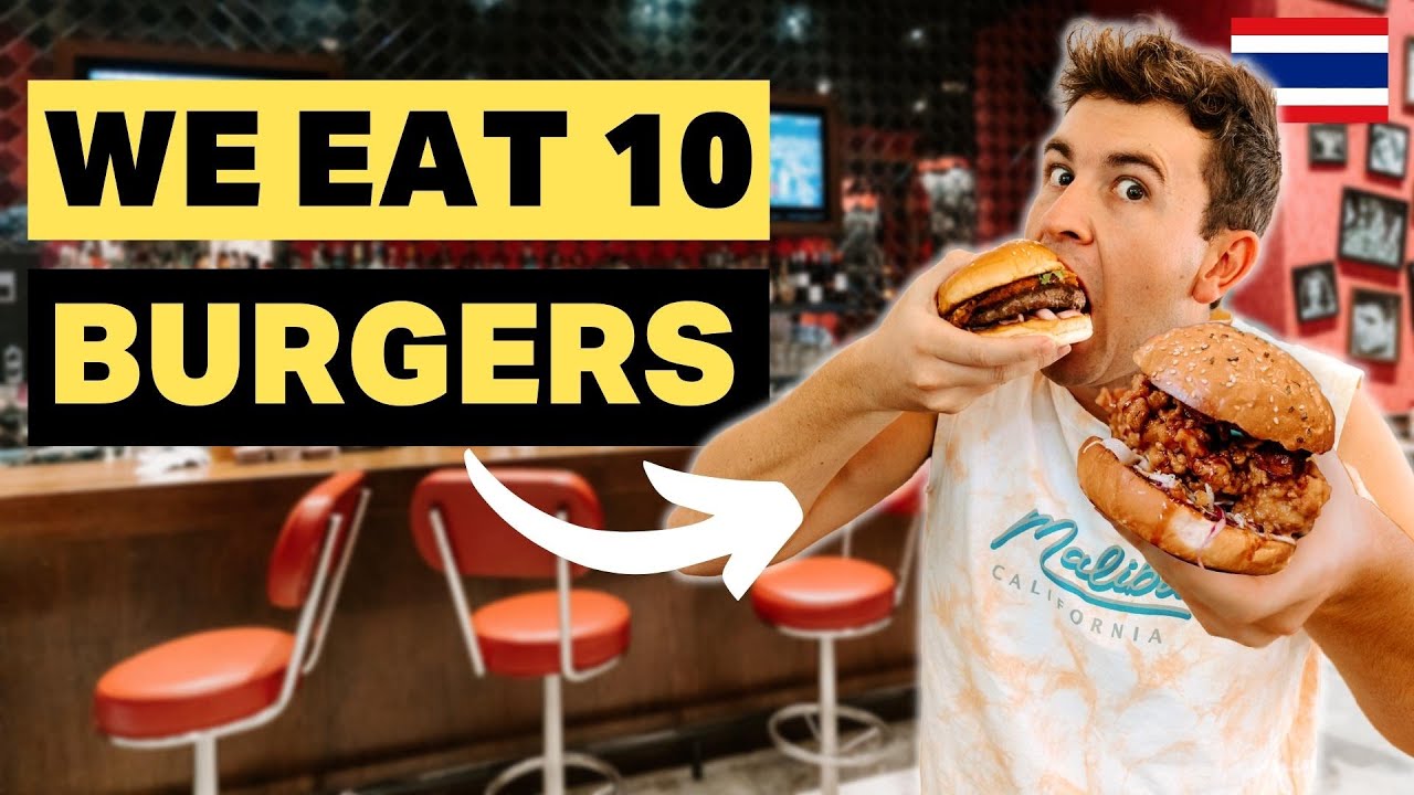 The BEST BURGER we have EVER tried! 🇹🇭 Burger Review in BANGKOK