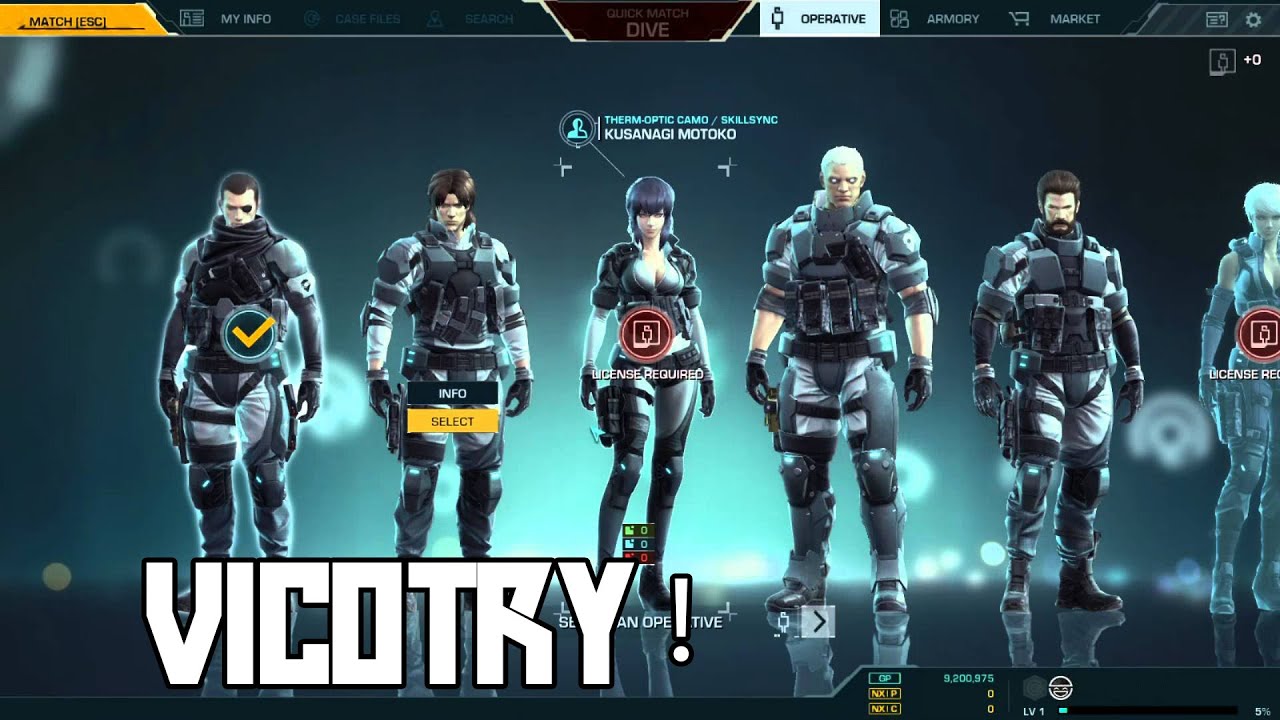 Ghost in the Shell Stand Alone Complex First Assault Online - Gameplay