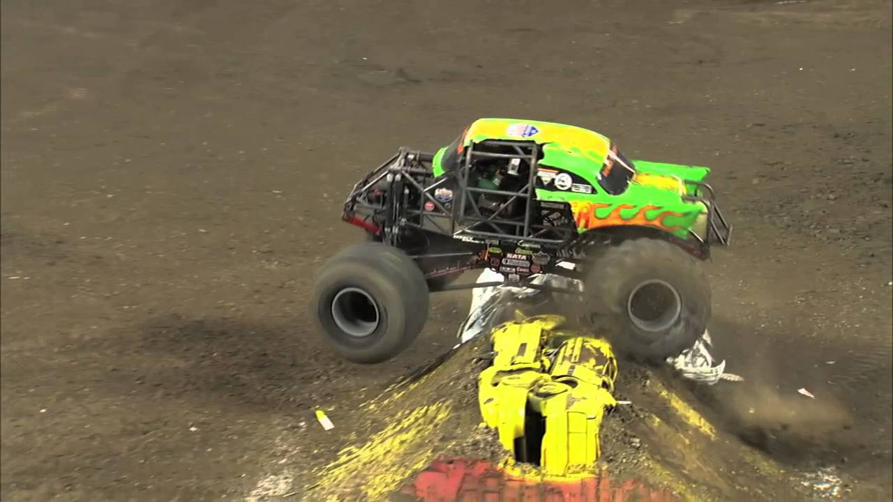 Monster Jam — Avenger Monster Truck и Джим Колер, полный фристайл-заезд из Торонто, 2012