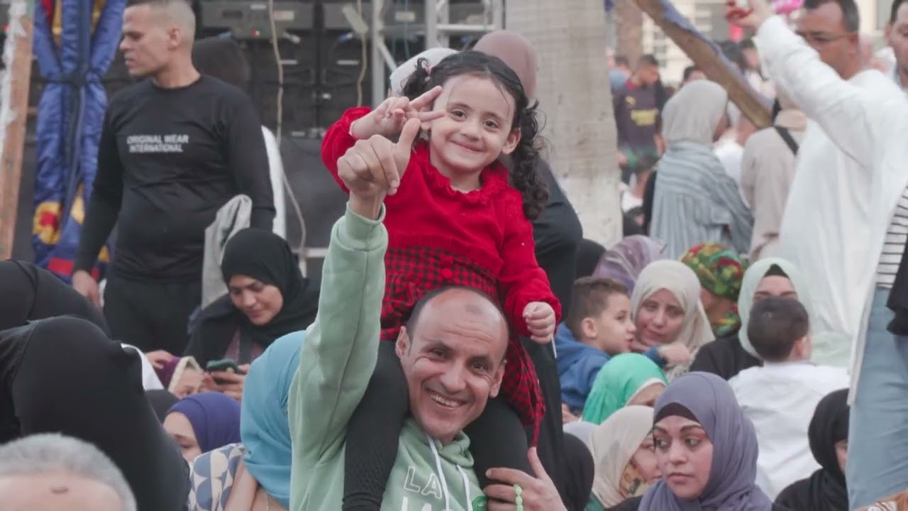 عيد الفطر في مسجد مصطفى محمود بمصر