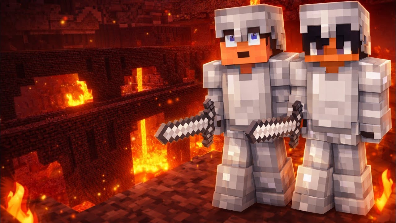 Wir gehen ins NETHER Aber dann... (block insel 2)
