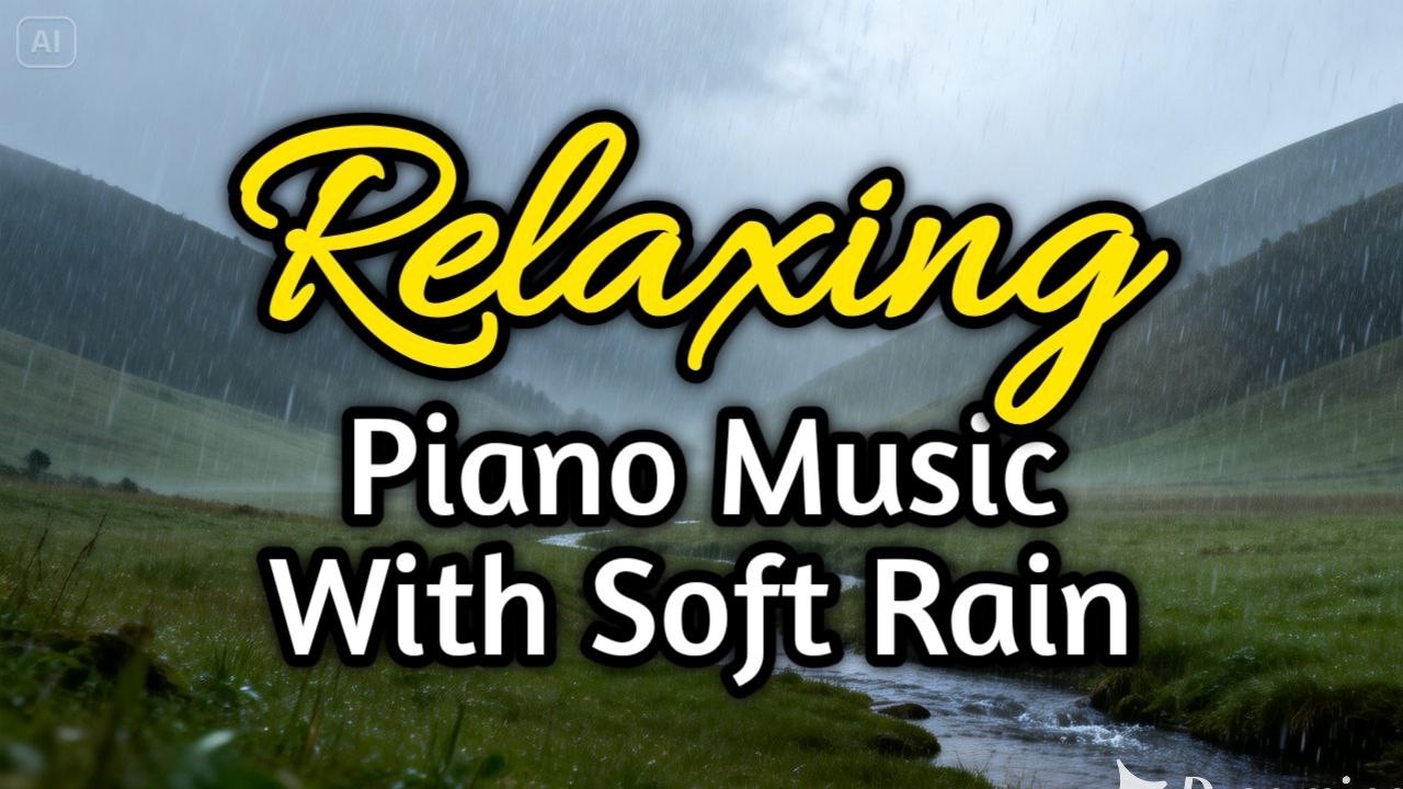 Relaxing Piano Music & Soft Rain: Nature-Inspired Piano for Harmony, Balance, and Peace