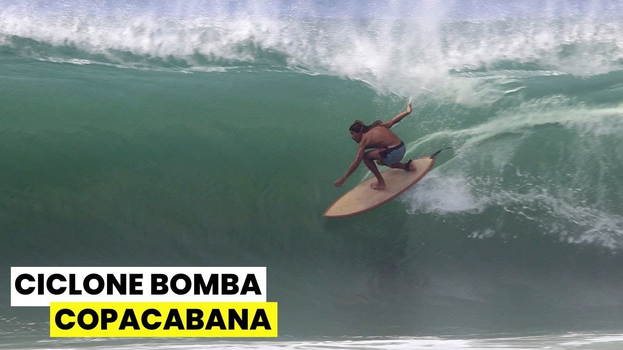 Ciclone Bomba em Copacabana - Rio de Janeiro (RJ)  #CicloneBomba #Leblon #RioDeJaneiro