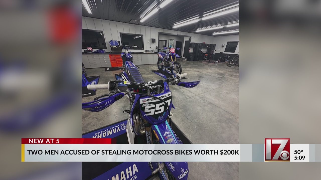 2 nabbed in Raleigh after NC motocross bikes stolen