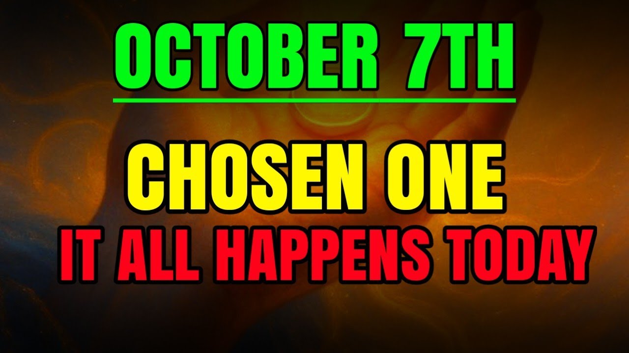 CHOSEN ONE: This Is the Day the Universe Aligns in Your Favor!