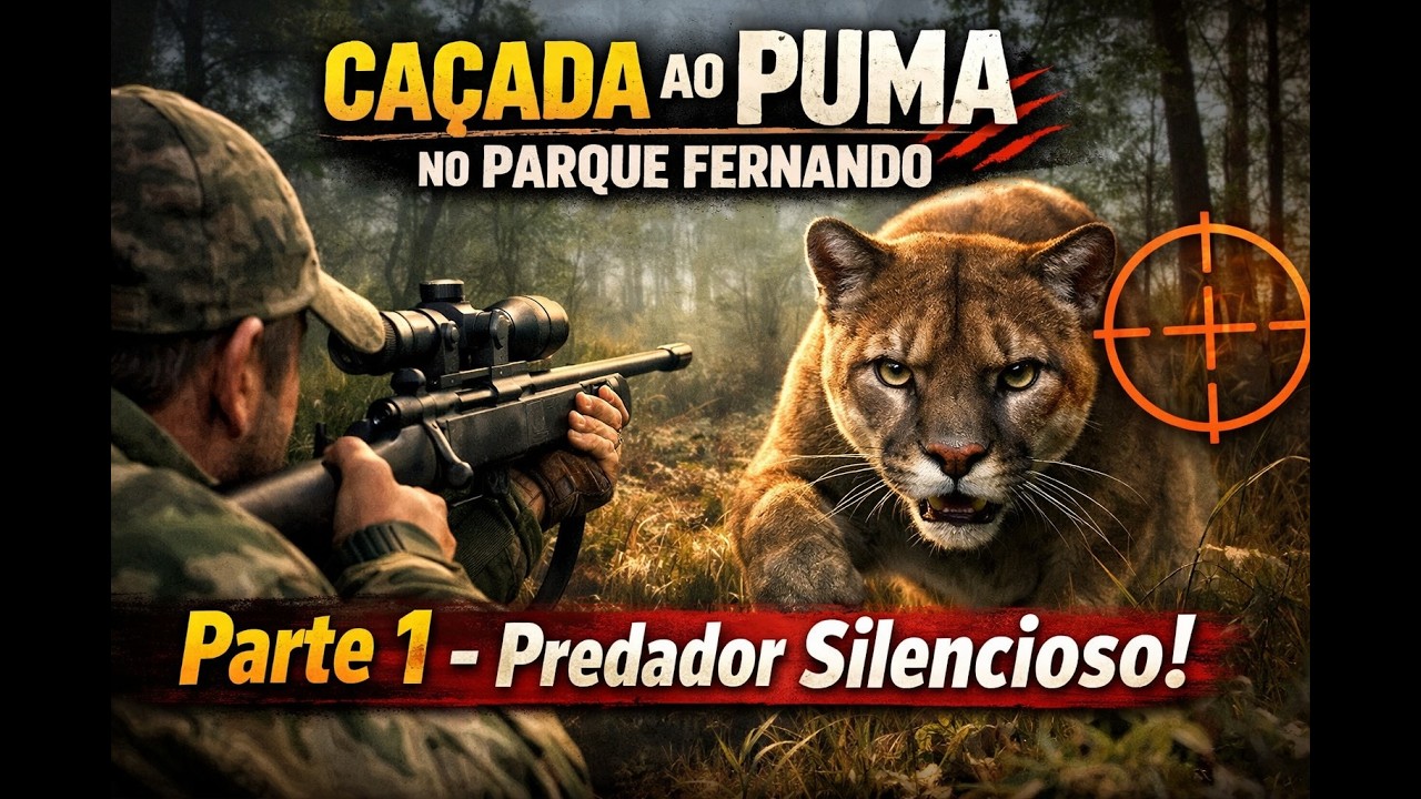 CAÇADA AO PUMA NO PARQUE FERNANDO | Parte 1 – Predador Silencioso! The Hunter Call of the Wild