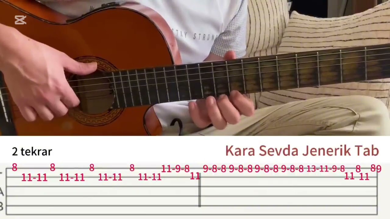 Kara Sevda - Anlatamam | Jenerik müziği Gitar Dersi