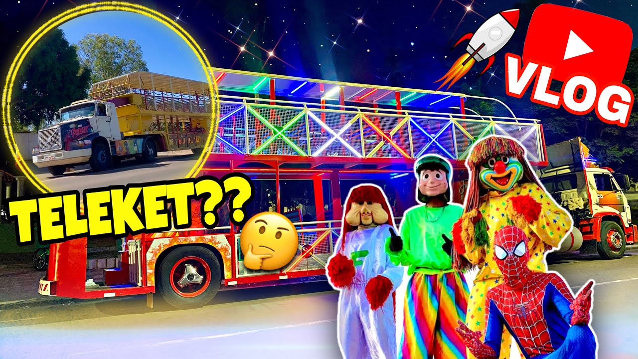 VLOG COM A TURMA DE DAN&Ccedil;ARINOS DA CARRETA FUGUET&Atilde;O BAIANO + ENCONTRAMOS A CARRETA MEGA TREM