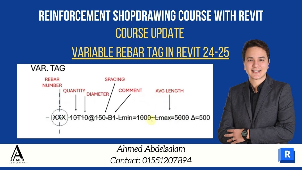 Variable Rebar Tag in Revit