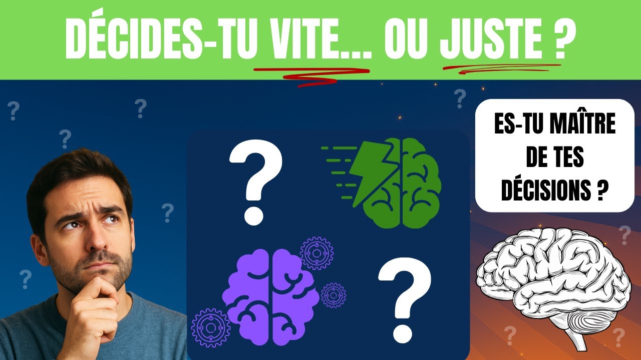 Ton cerveau prend-il la bonne décision… ou la plus rapide ? (Test