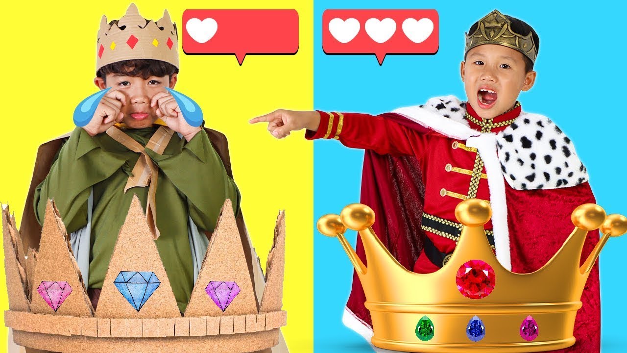 Rey Pobre Eric vs Rey Rico Kaden en duelo mágico 👑✨