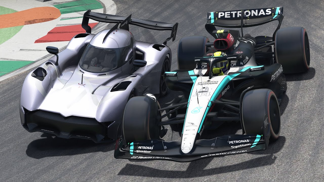 Mercedes F1 2024 vs McMurtry Spéirling at Monza