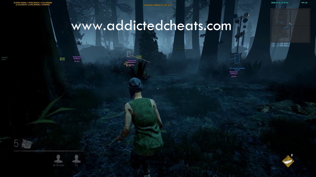 Dead By Daylight Cheat / Hack Wallhack | ESP 2018 AddictedCheats