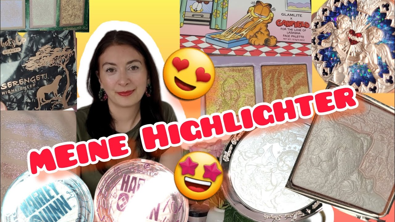 Meine Highlighter Sammlung✨️| Highlighter Collection| Makeup Sammlung #3