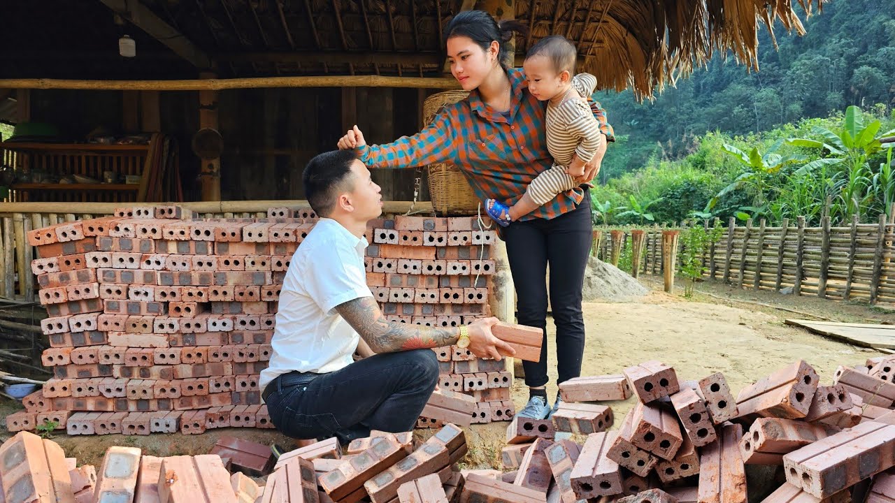365 Days: General Director helps Thuy build a Toilet & Flower garden - Harvest agricultural products