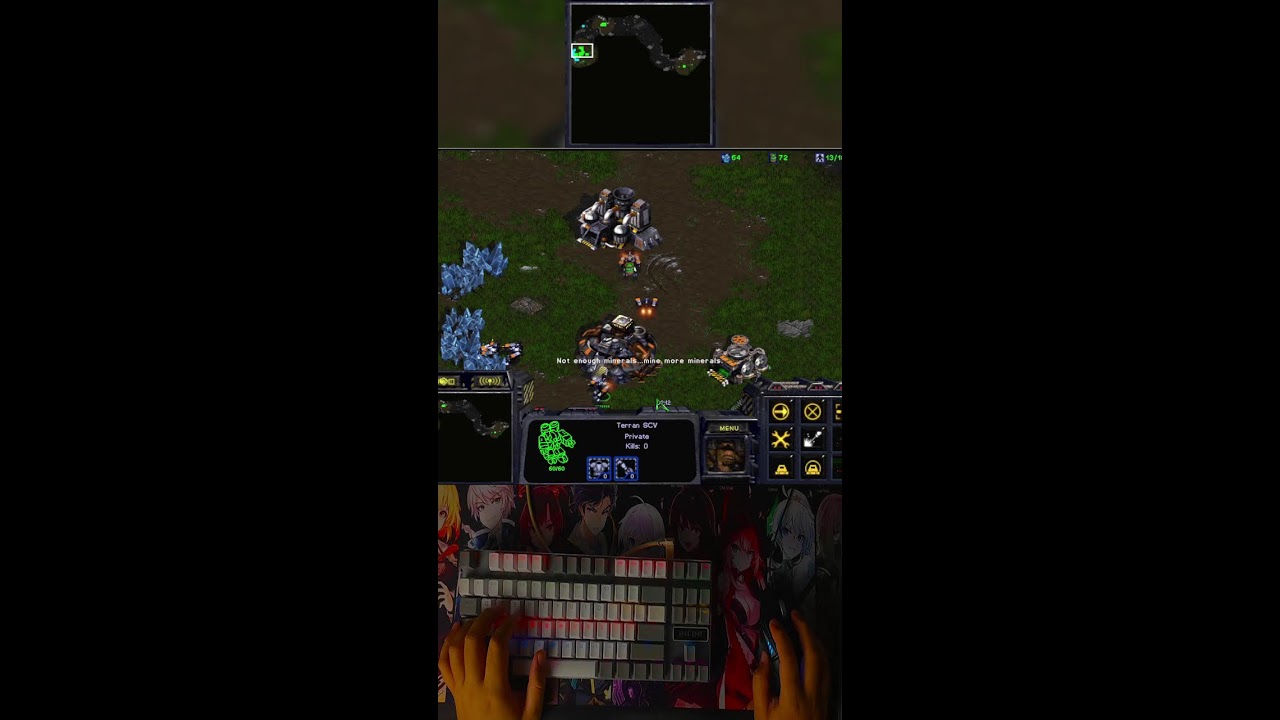 Starcraft BW Ranked SCHNAIL Terran ELO grinding #shorts