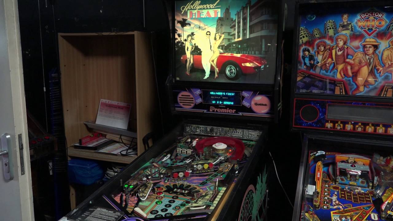 Hollywood Heat (Gottlieb, 1986) Flipper Pinball