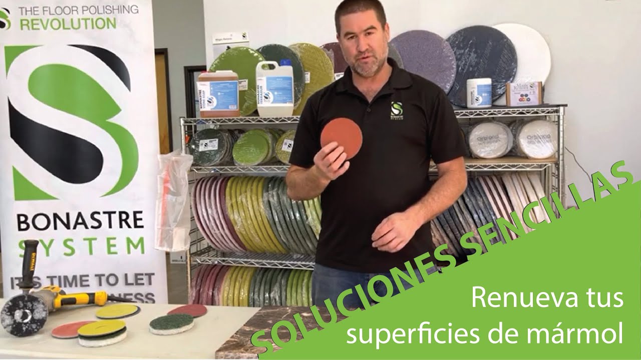 Renueva el mármol de mesas, encimeras, baños y más, utilizando un sencillo sistema sin químicos