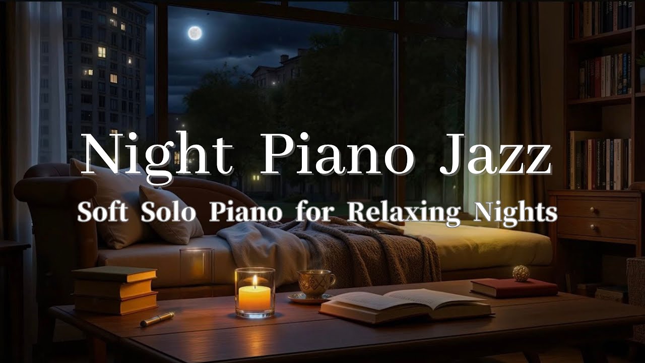 Night Piano Jazz – Relaxing Solo Piano for Sleep, Stress Relief & Late Night Healing