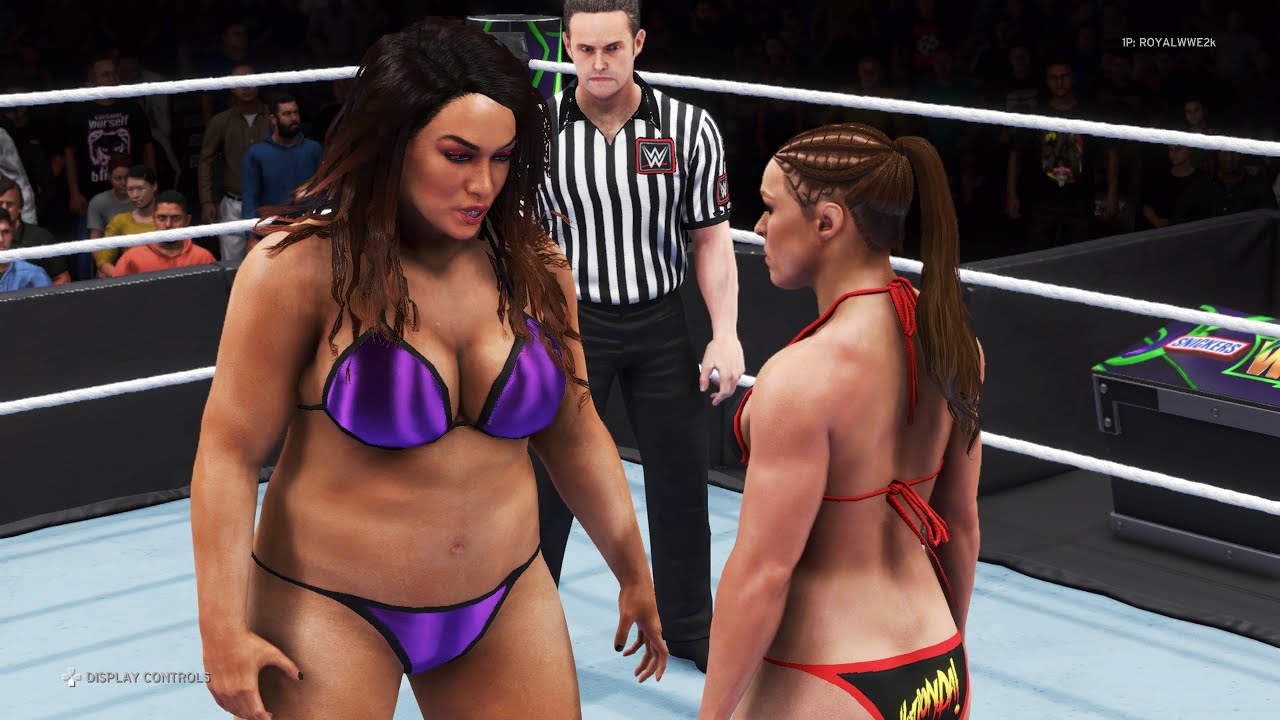 WWE 2K20 - Ronda Rousey vs. Nia Jax - Royal Girl Fights 💜