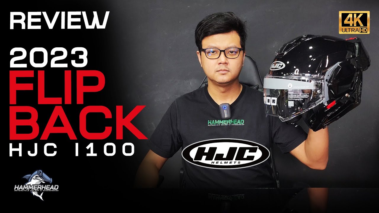 รีวิว!! ใหม่ล่าสุดปี 2023 จาก HJC รุ่น i100 หมวก Flip-Back สมัยนี้ยังไงก็ต้องหมวก Flip-Back
