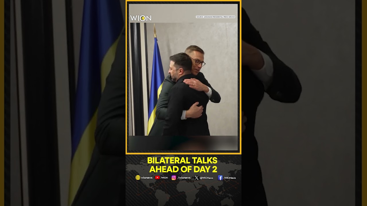 Zelensky Holds Bilateral Meeting with Finland&rsquo;s Prez Stubb Before Day 2 of Berlin Peace Talks
