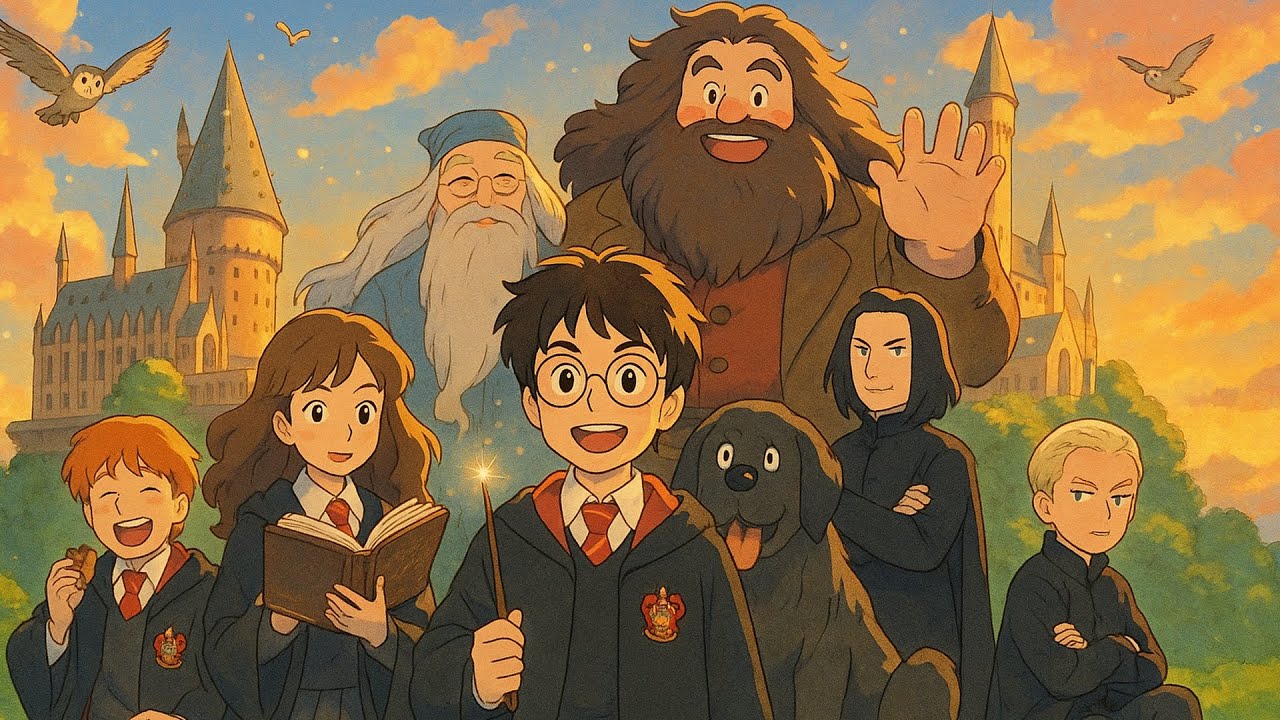What If Studio Ghibli Made Harry Potter? | AI Animated Tribute in Miyazaki Style