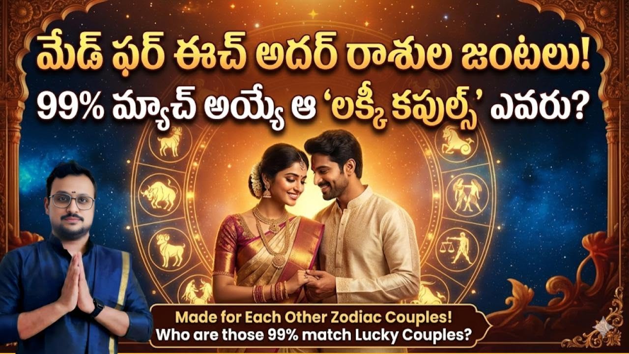 ఒకరికోసమే పుట్టిన రాశుల జంటలు ఇవే Best Rasi Life Partners Top 6 Zodiac Sign Compatibility in Telugu