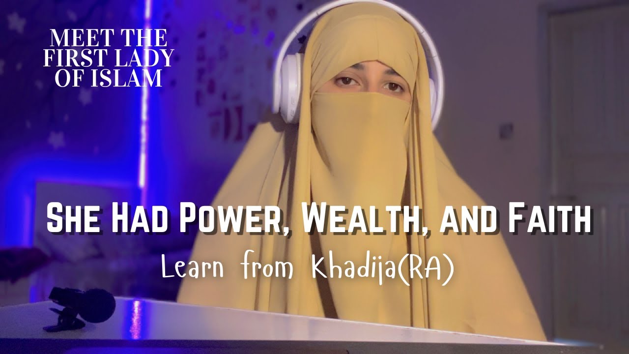 ⁣khadijah bint khuwaliyd(ra) She Was Wealthy, Powerful, and Religious #islamicmotivation #islam