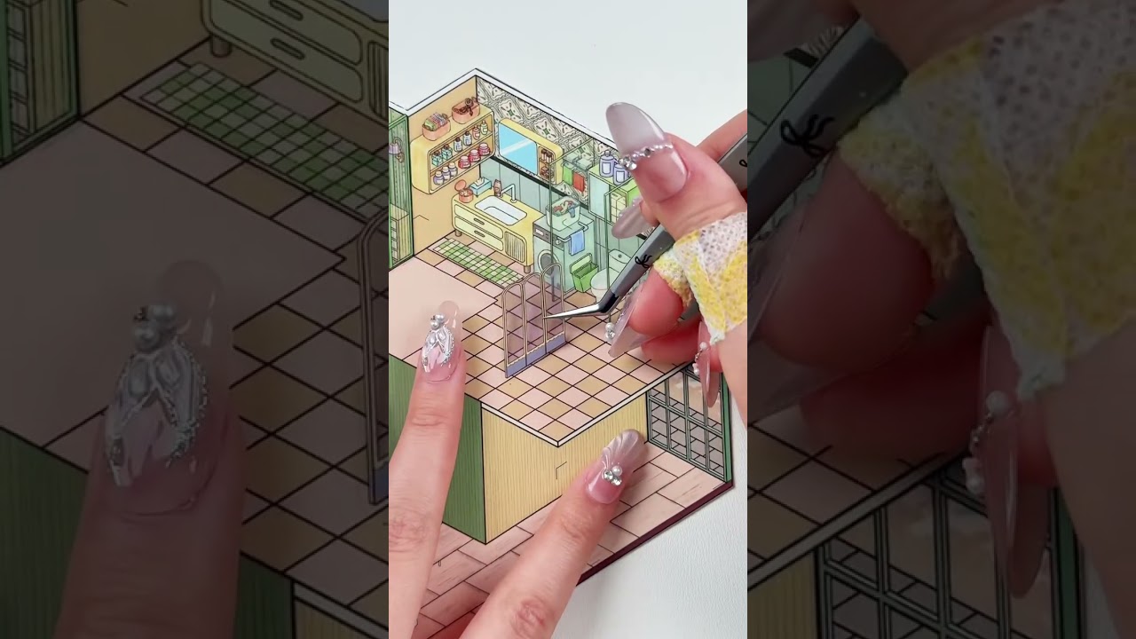 [ASMR] DIY Cute 3D Sticker Scene Collection | Extra Long Relaxing Playtime ✨🐾📖