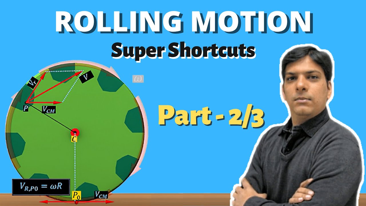 SUPER SHORTCUTS (Part2/3) in Rolling Motion -Super Revision Live Classes STARTING SOON for NEET 2021