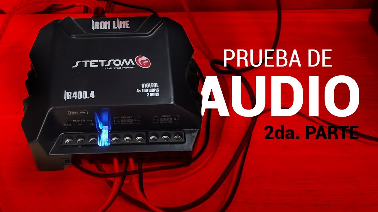 Muy buena potencia para tu sonido con estos amplificadores mini | STETSOM IR400.4
