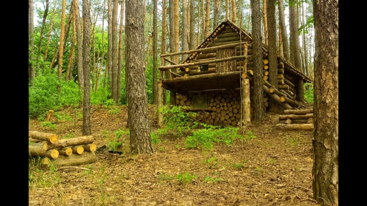 Built a house in the forest