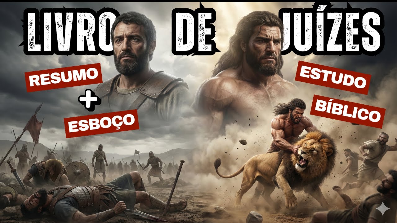 Resumo do Livro de Juízes 👉IMPERDÍVEL Texto + Contexto e Esboço ESTUDO BÍBLICO #palavraexplicada