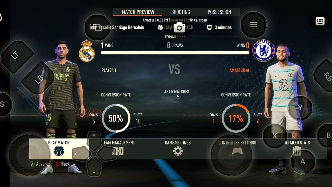 FIFA 23 CHIKKI CLOUD GAMING GAMEPLAY | REAL MADRID VS CHELSEA 