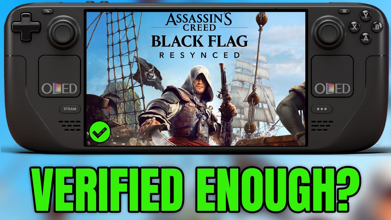 Assassin's Creed Black Flag ReSynced on Steam Deck is Better Than You'd Expect