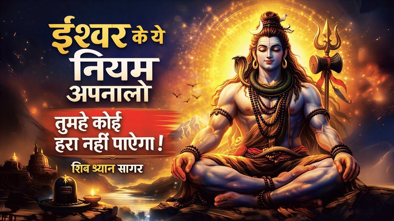 🔴 ''ईश्वर के नियम अपनाओ, कोई हरा नहीं पाएगा | Lord Shiva Secrets Revealed''