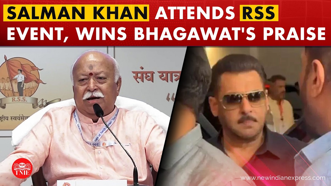 Salman Khan attends RSS event, draws huge praise from Mohan Bhagwat
